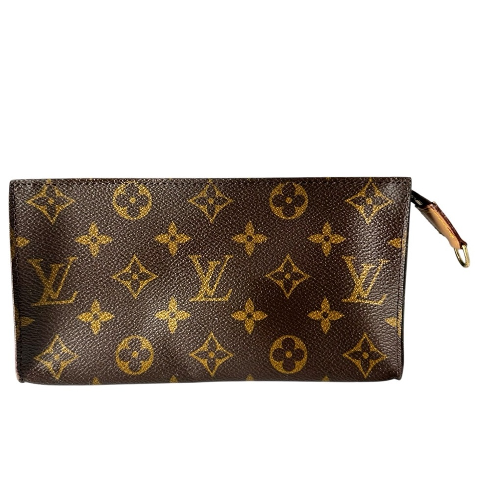 Louis Vuitton Monogram & Vachetta Leather Bucket Toiletry Pouch Bag - Picture 4 of 15